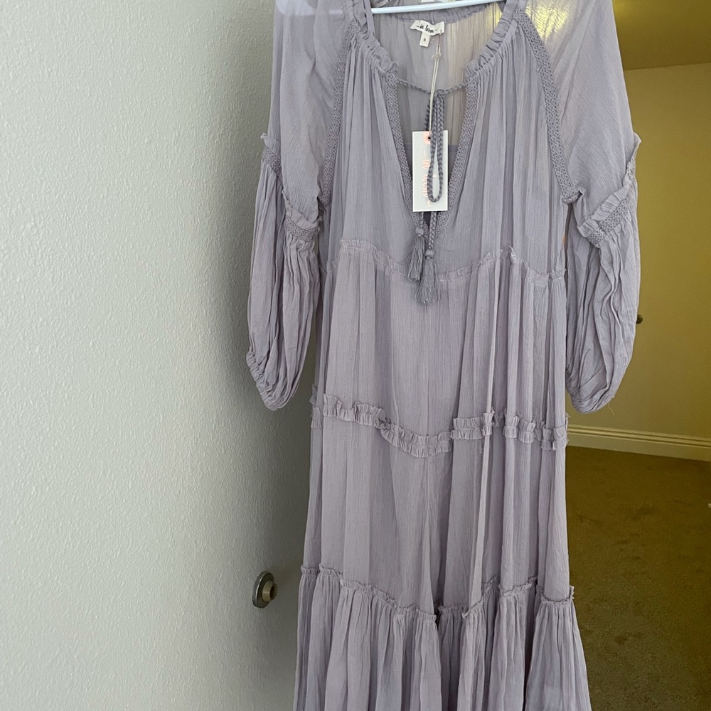 Flows dress with slip